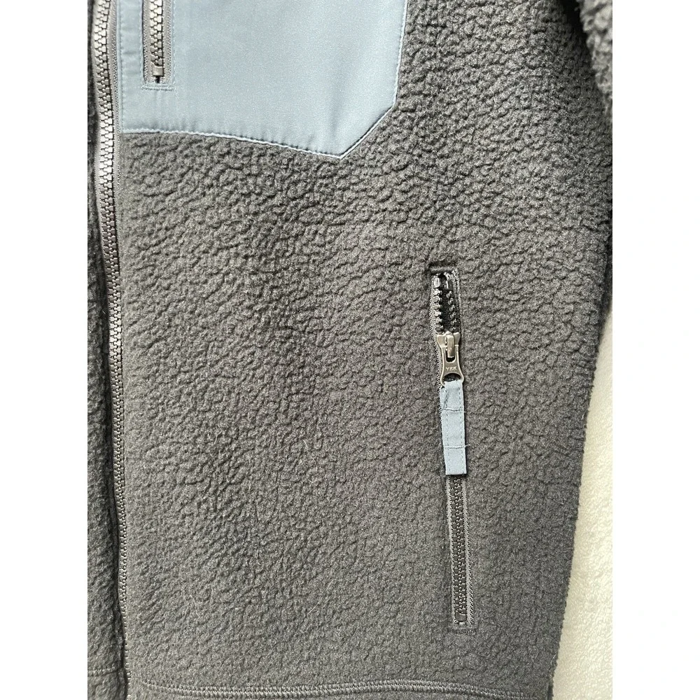 Eddie Bauer Mens Vest Gray Full Zip Pockets Size S